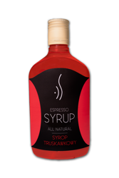 Jahodový espresso sirup 500 ml