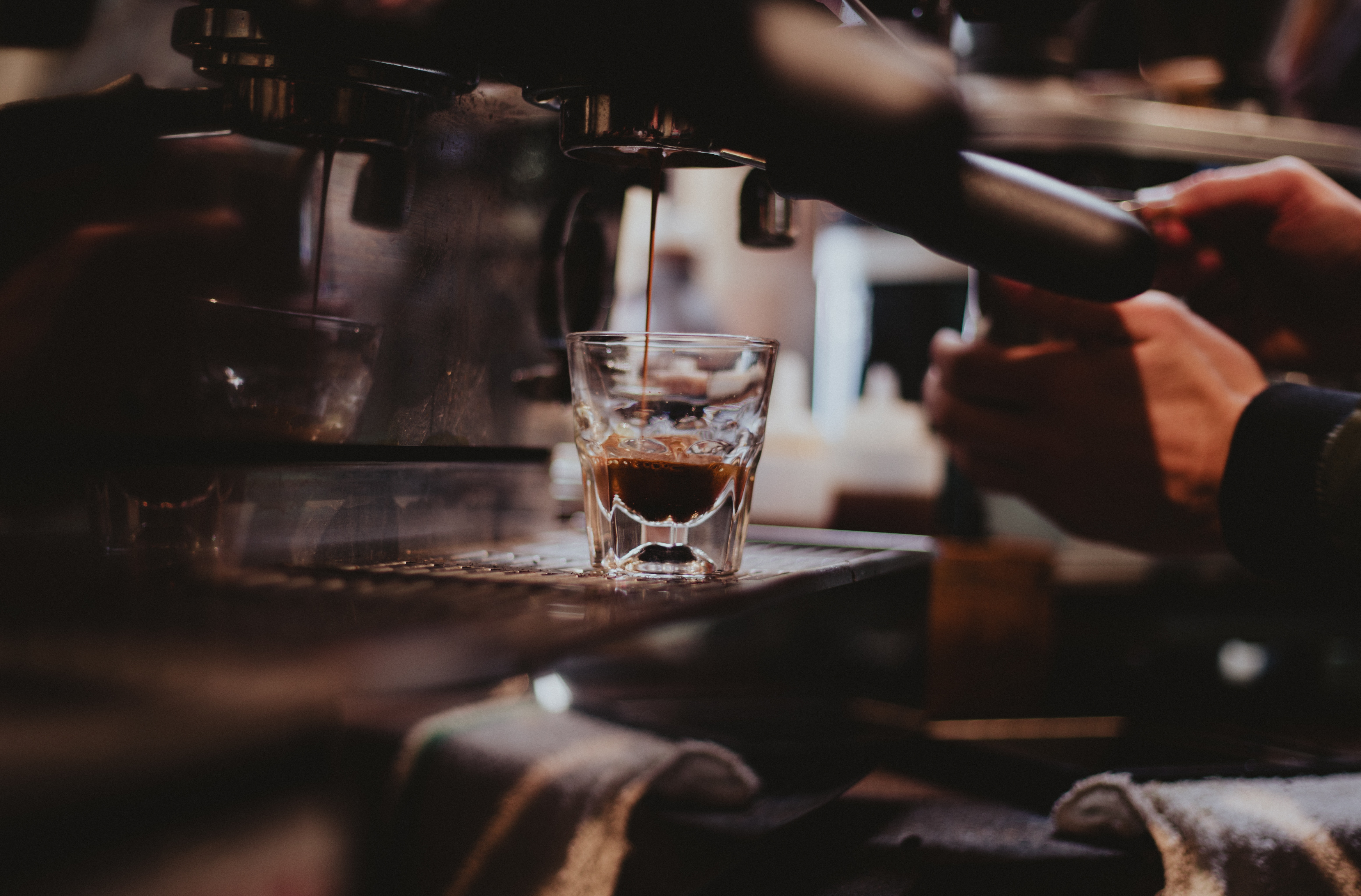 Espresso v malém šálku