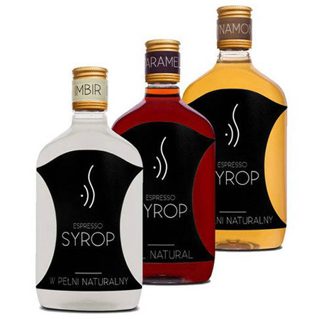 Sada zimných príchutí sirupu Espresso 3x500 ml