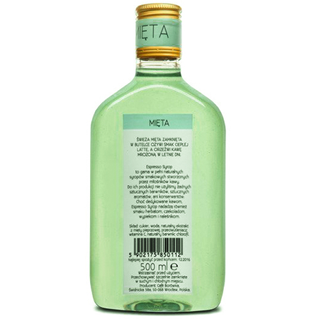 Mátový espresso sirup 500 ml