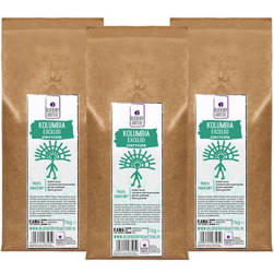 Sada mleté kávy Kolumbie Excelso 3×1 kg