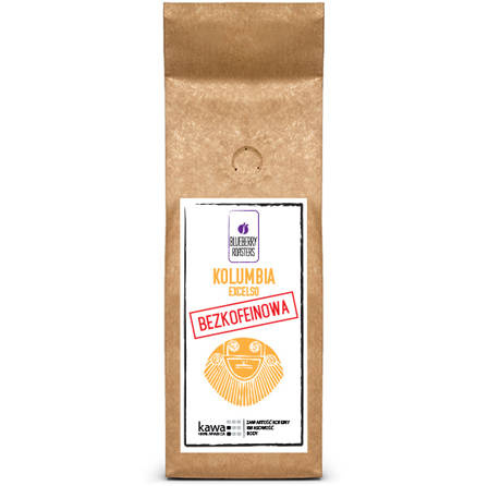 Zrnková káva bez kofeinu Kolumbie Excelso 250 g