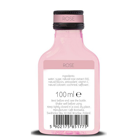 Růžový espresso sirup 100 ml