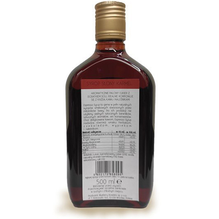Sirup slaný karamel Espresso 500 ml