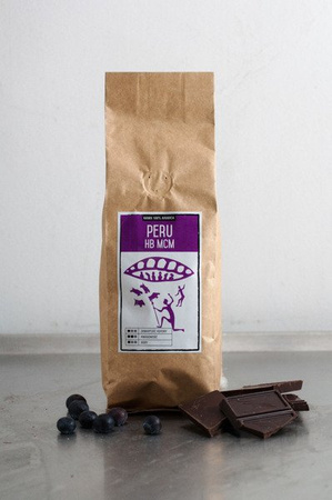 Zrnková káva Peru HB MCM 250 g