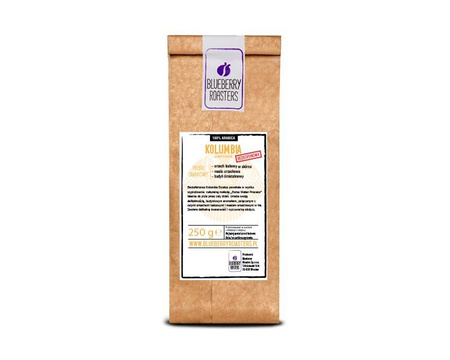 Colombia Excelso decaffeinated ground coffee 250g