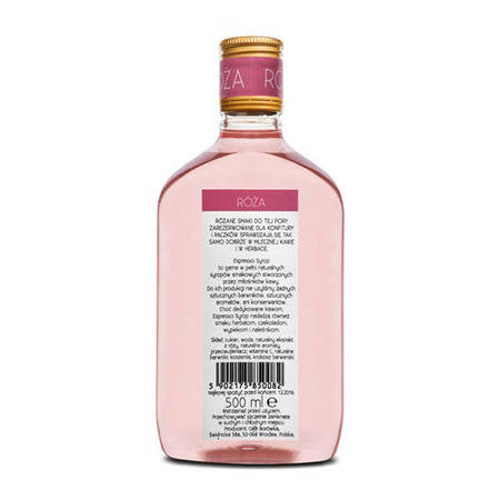 Růžový espresso sirup 500 ML