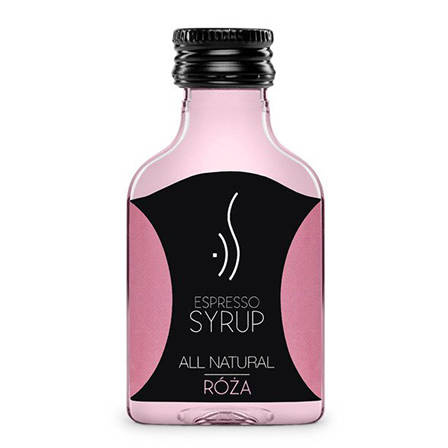 Růžový espresso sirup 100 ml