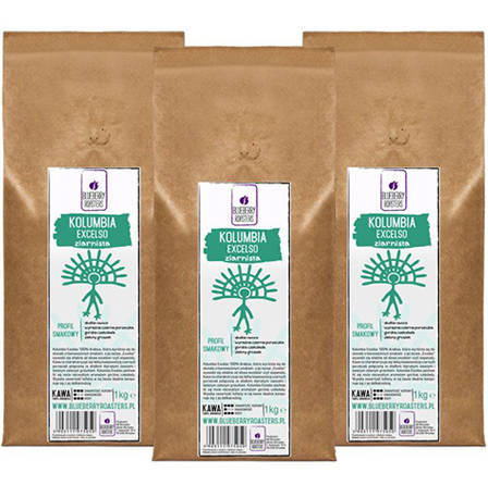 Colombia Excelso 3x1 kg mletej kávy