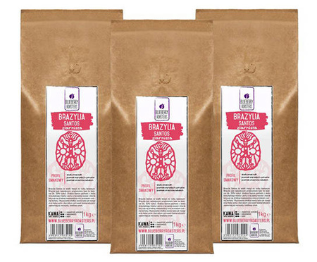 Promo set 3x coffee beans Brazil Santos 1 kg