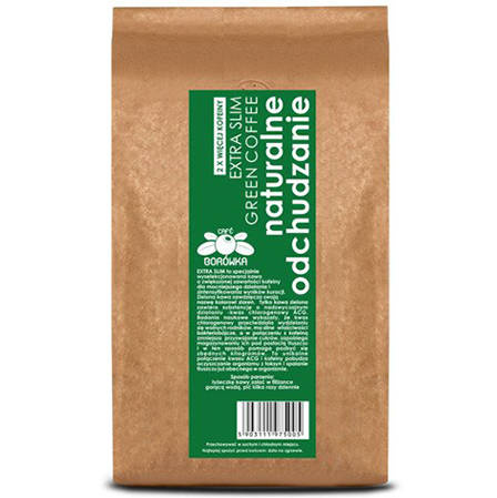 Zelená mletá káva Ekstra Slim Detox 1 kg