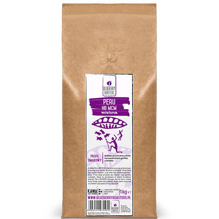 Mletá káva Peru HB MCM 1 kg